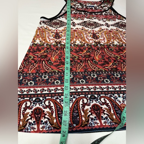 APT.9 Bohemian Paisley Tank Top Sz XL - Picture 3 of 6